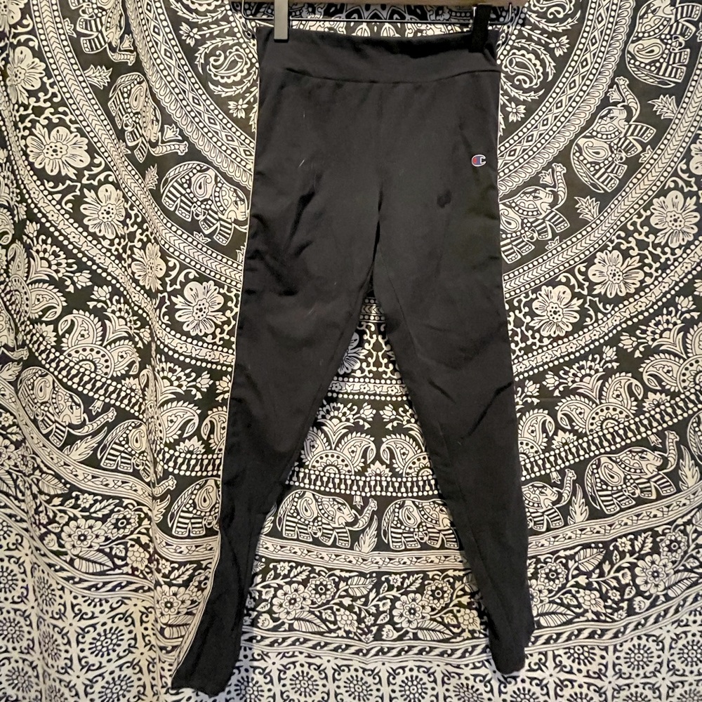 Champion Logo Tape Side Stripe Leggings